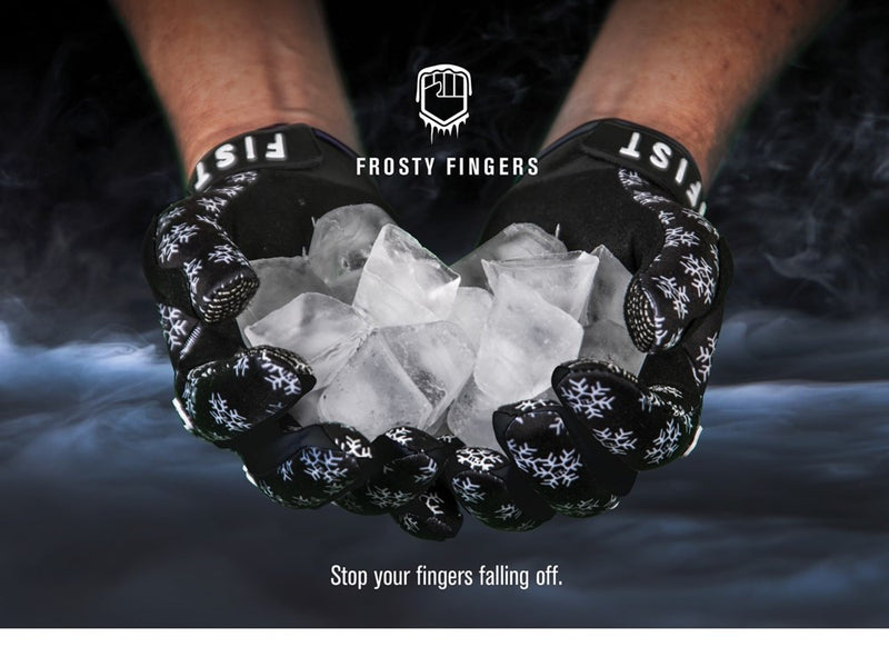 FROSTY FINGERS COLD WEATHER GLOVE - SNOWFLAKE BLACK