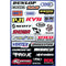 FX10-68000 Factory Effex Sponsor Sticker Kit A