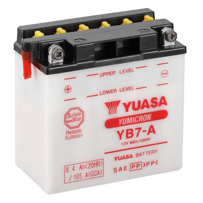 YUASA YB7APK - comes with acid pack