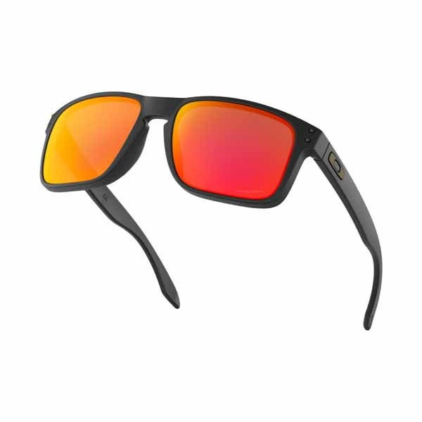 OA-OO9102-E255 - Oakley Holbrook sunglasses in Matte Black frame with PRIZM Ruby lens
