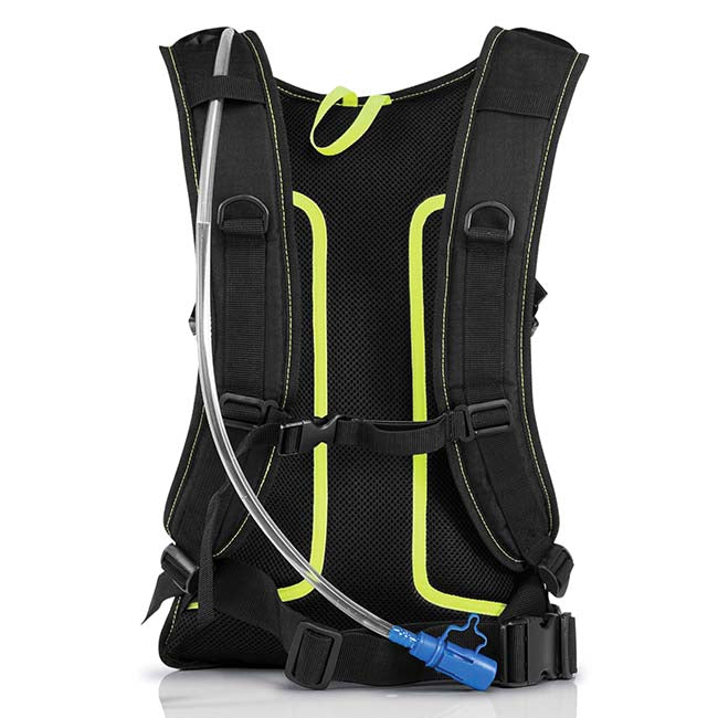 H20 Drink Backpack Black Yellow