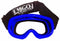 Emgo Sports Goggles are available in blue and black, and replacement lens are available in clear and smoke