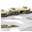Renthal R3-3 chains - SRS Technology - Nitrile Self Regulating Seals (SRSTM) retain a special vacuum injected grease around the critical pin and bush area, which extends the life of the chain