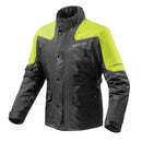 REVIT FRC009 Nitric 2 Rain Jacket Black-Neon Front