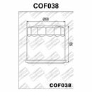 COF038 Champion Oil Filter pic (HF138)