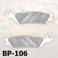 RE-BP-106 - Renthal RC-1 Works Sintered Brake Pads - NOT TO SCALE
