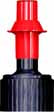 Tuff Jug Black Cap with Red Ripper Cap (seal sold separately) - TG-RRS