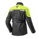 REVIT FRC009 Nitric 2 Rain Jacket Black-Neon Rear