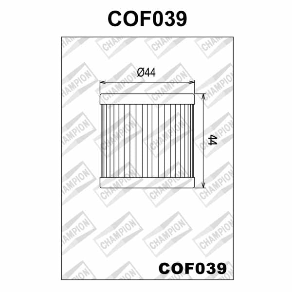 COF039 Champion Oil Filter pic (HF139)