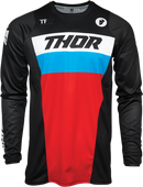 Thor Jersey Mx Pulse M S21 Racer Black Red Blue Youth Medium